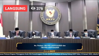 Komisionir KIP Aceh Timur Zainal Abidin Diberhentikan oleh DKPP RI Januari 13, 2021