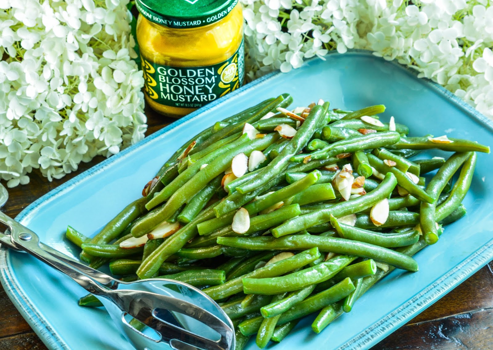 Theresa's Mixed Nuts Honey Mustard Green Beans with Almonds is a Fast