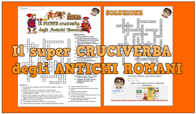 Giochiecolori.it - Maestro Fabio : VERIFICA DI STORIA SUGLI ANTICHI