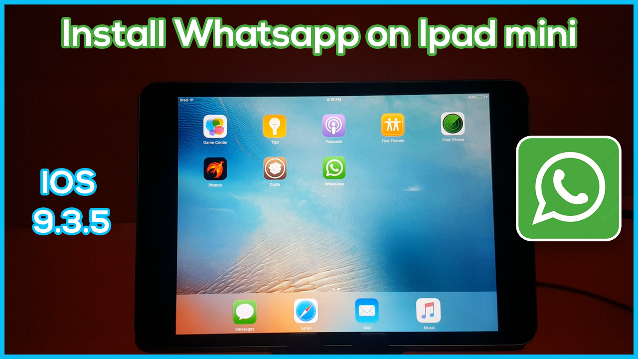 install whatsapp on ipad