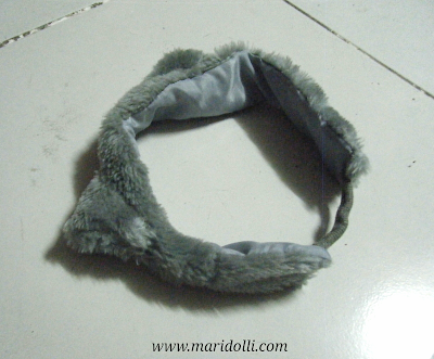 Cat ears headband, fur