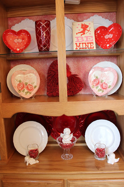 Valentine's Day China Cabinet