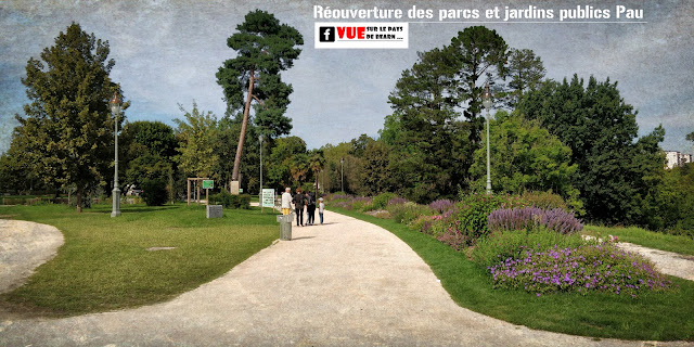 Réouverture des parcs et jardins publics Pau