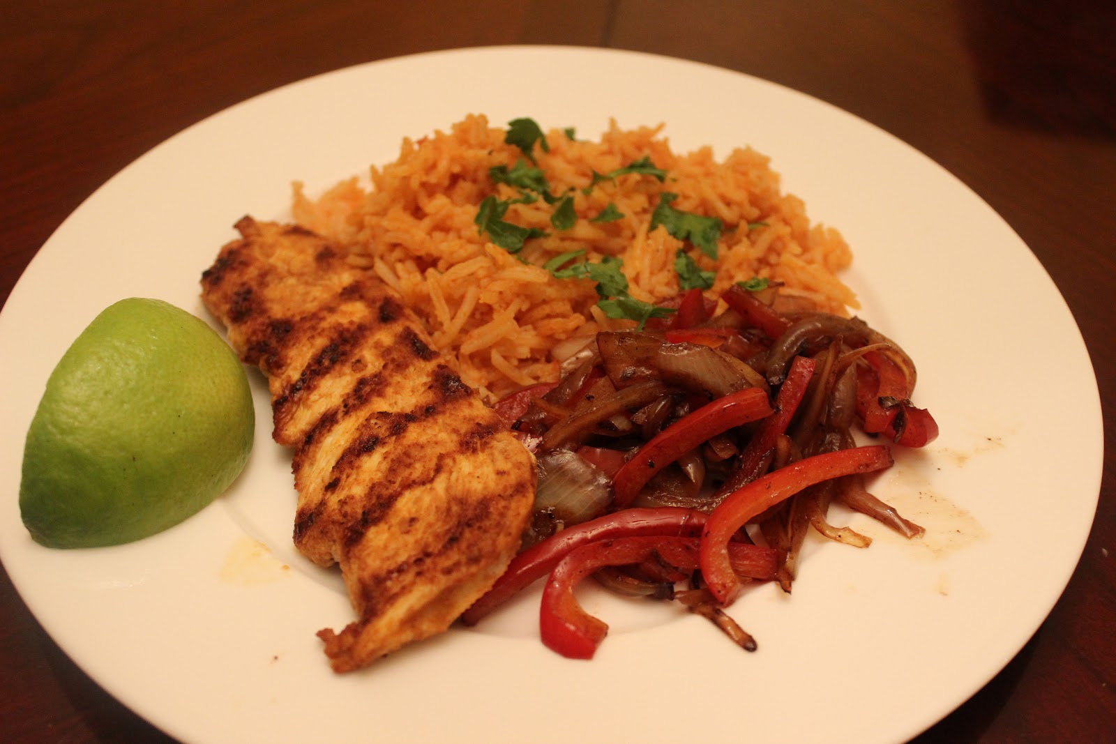 aTypical Day ChiliLime Chicken and Spanish Rice