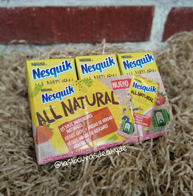 Nesquik All Natural Ready to Drink , batido de Fresa pack de 3 u.