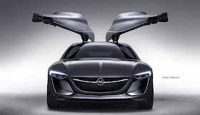 Opel with wing doors