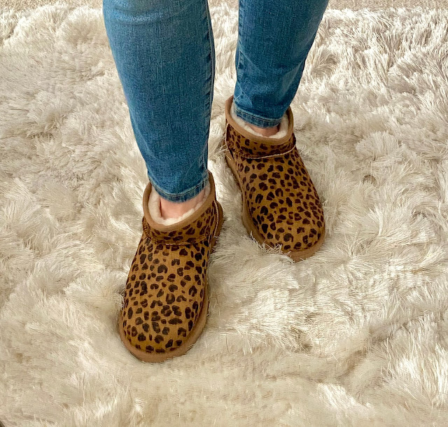 UGG Classic ultra mini boots leopard