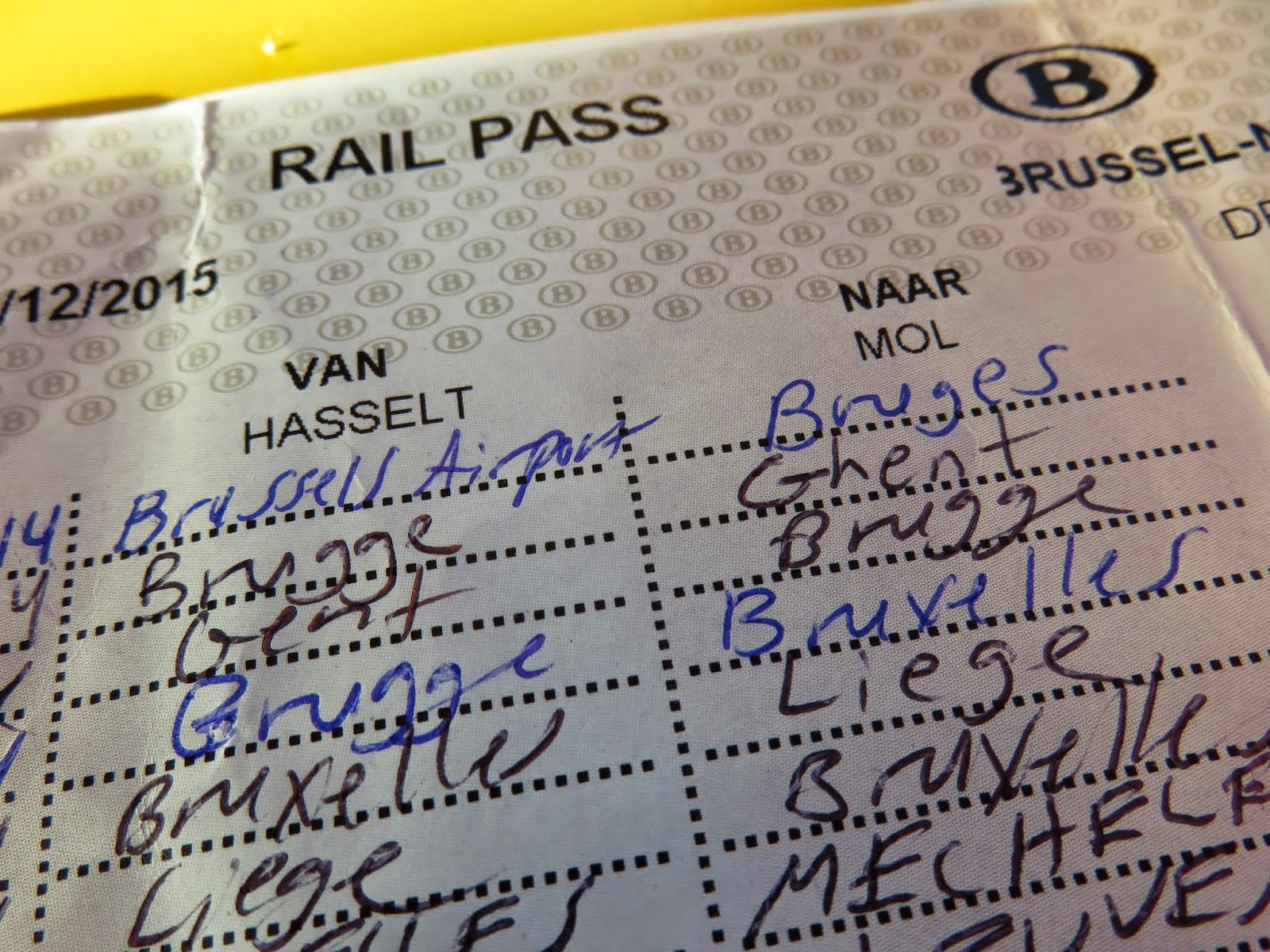 10 trip rail pass belgium