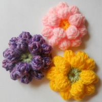 crochet flower dahlia