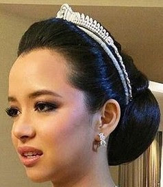 diamond art deco tiara pahang malaysia princess tengku shaheera