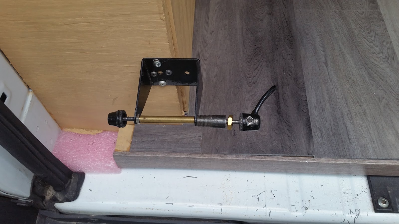 Ultimate Promaster Conversion Garage bikes and storage