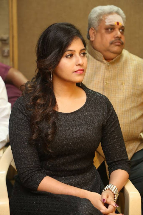 Anjali at Chitrangada Movie Success Meet