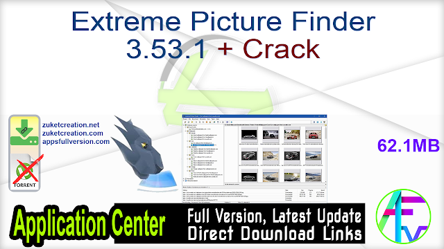 Extreme Picture Finder 3.53.1 + Crack