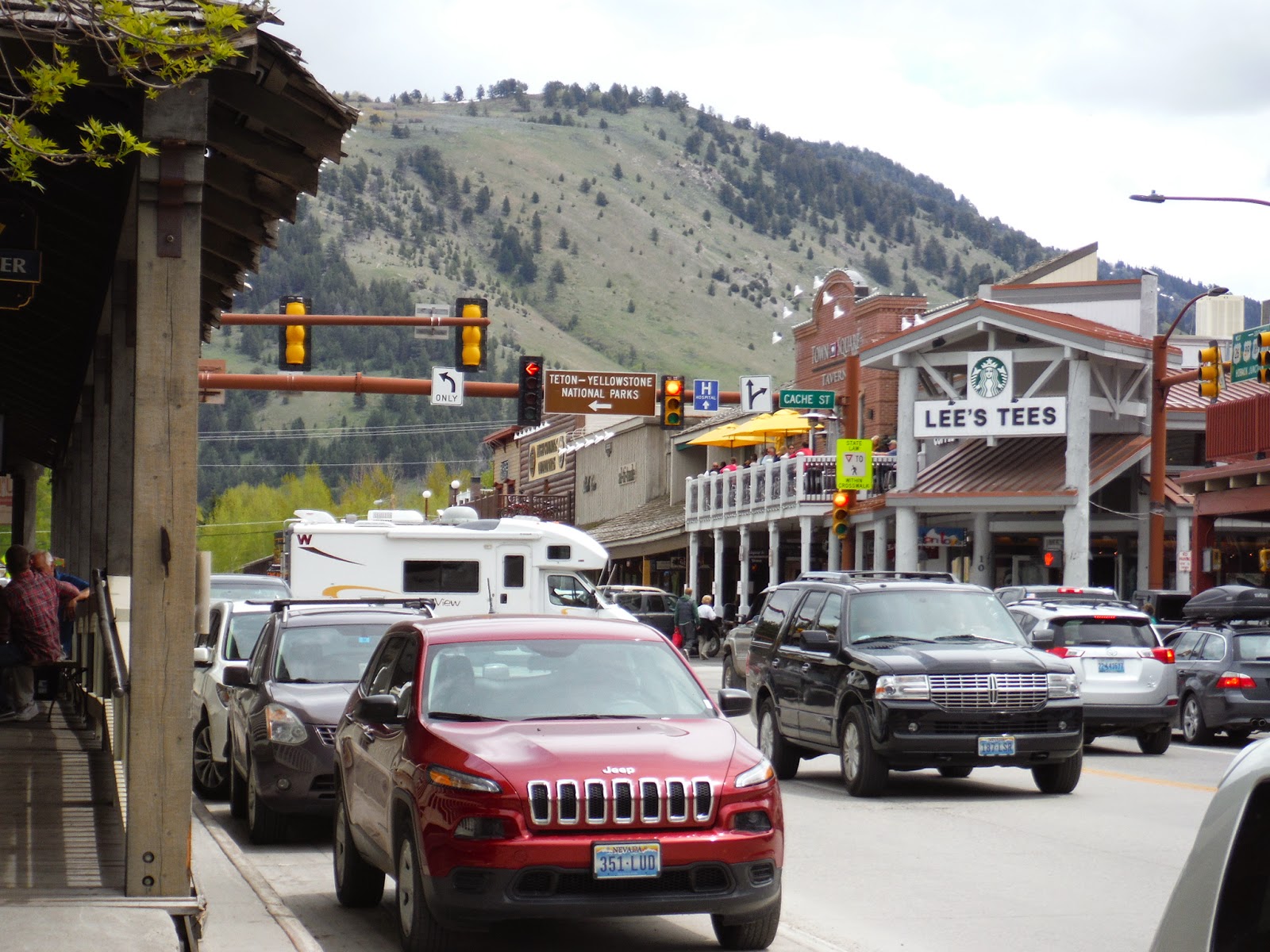 Don and Pam's xcountry adventure City of Jackson WY visit and the