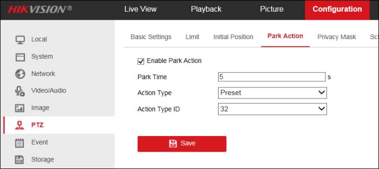 Hikvision PTZ function explained