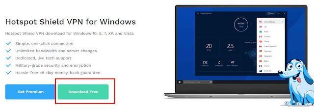 cara menggunakan hotspot shield