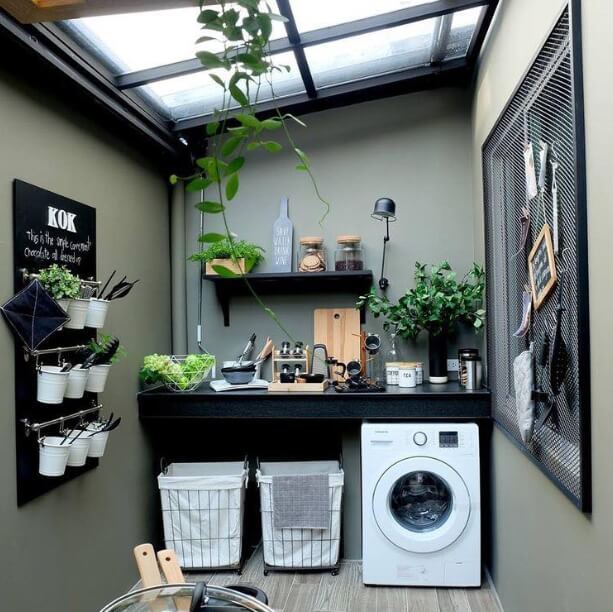 Model Kanopi dapur terbuka Bahan Kaca