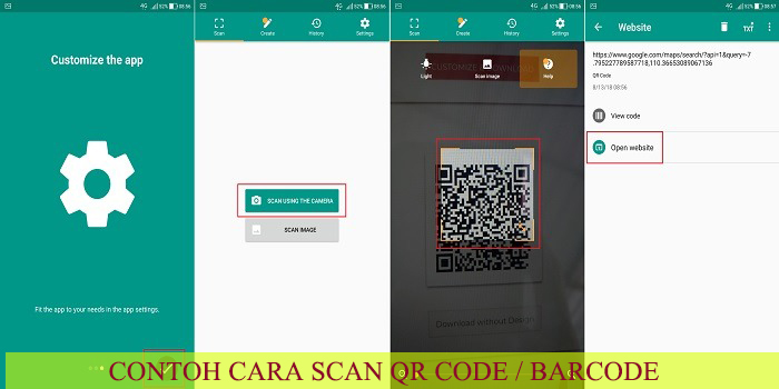 Cara Scan Barcode Lokasi Undangan {QR Code} Tip Cepat Sampai Tujuan ...