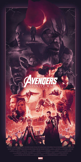 NYCC 2021 Exclusive The Avengers Infinity Saga Screen Print Series by John Guydo x Bottleneck Gallery