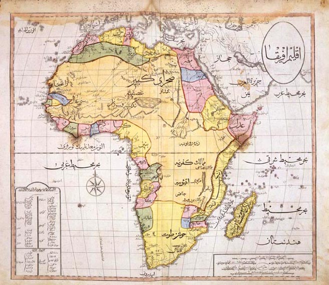Ottoman map Africa