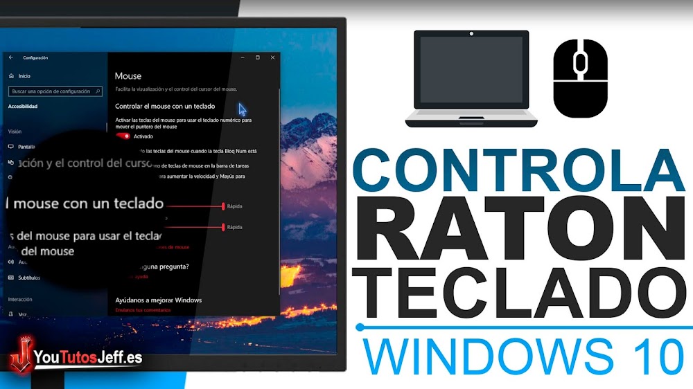 Como Controlar Mouse con Teclado Windows 10