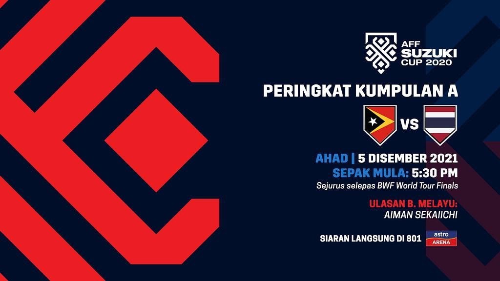 Jadual aff suzuki cup 2021 malaysia