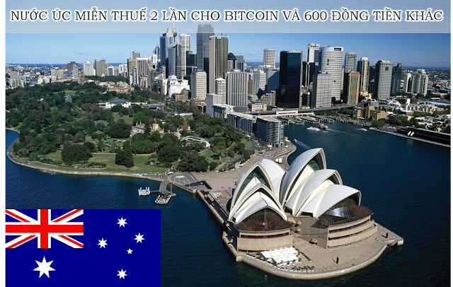 Nước Úc Miễn Thuế Hai Lần Cho Cryptocurrency