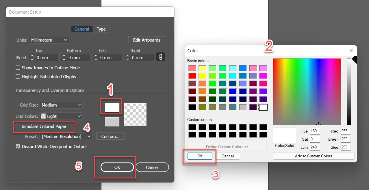 Hướng dẫn thay đổi màu nền mặc định trên Illustrator - 2021
