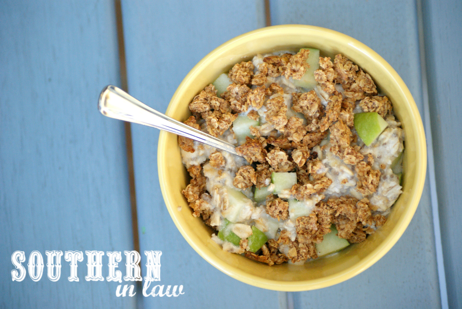 Southern In Law Recipe Healthy Apple Crumble Overnight Oats