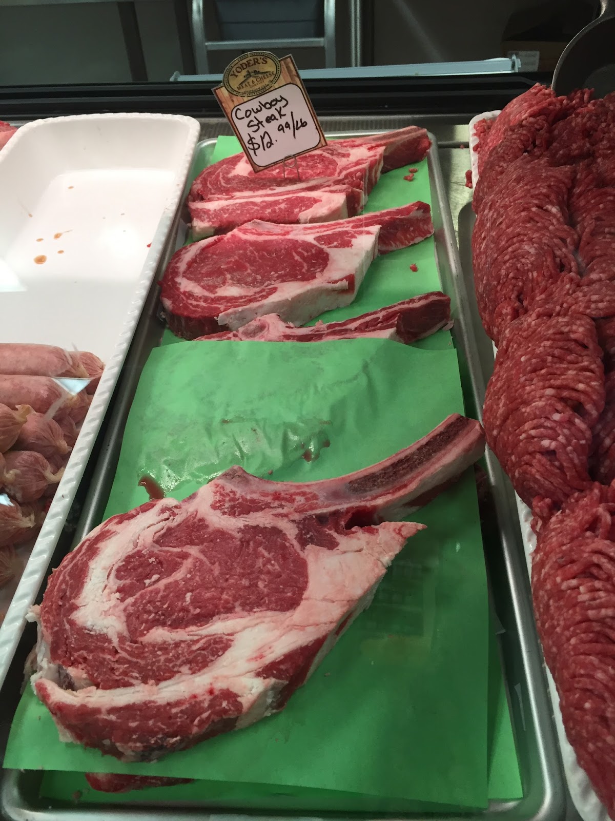 BLUE SKY AHEAD Yoder's Meat & Cheese Company, Shipshewana, IN