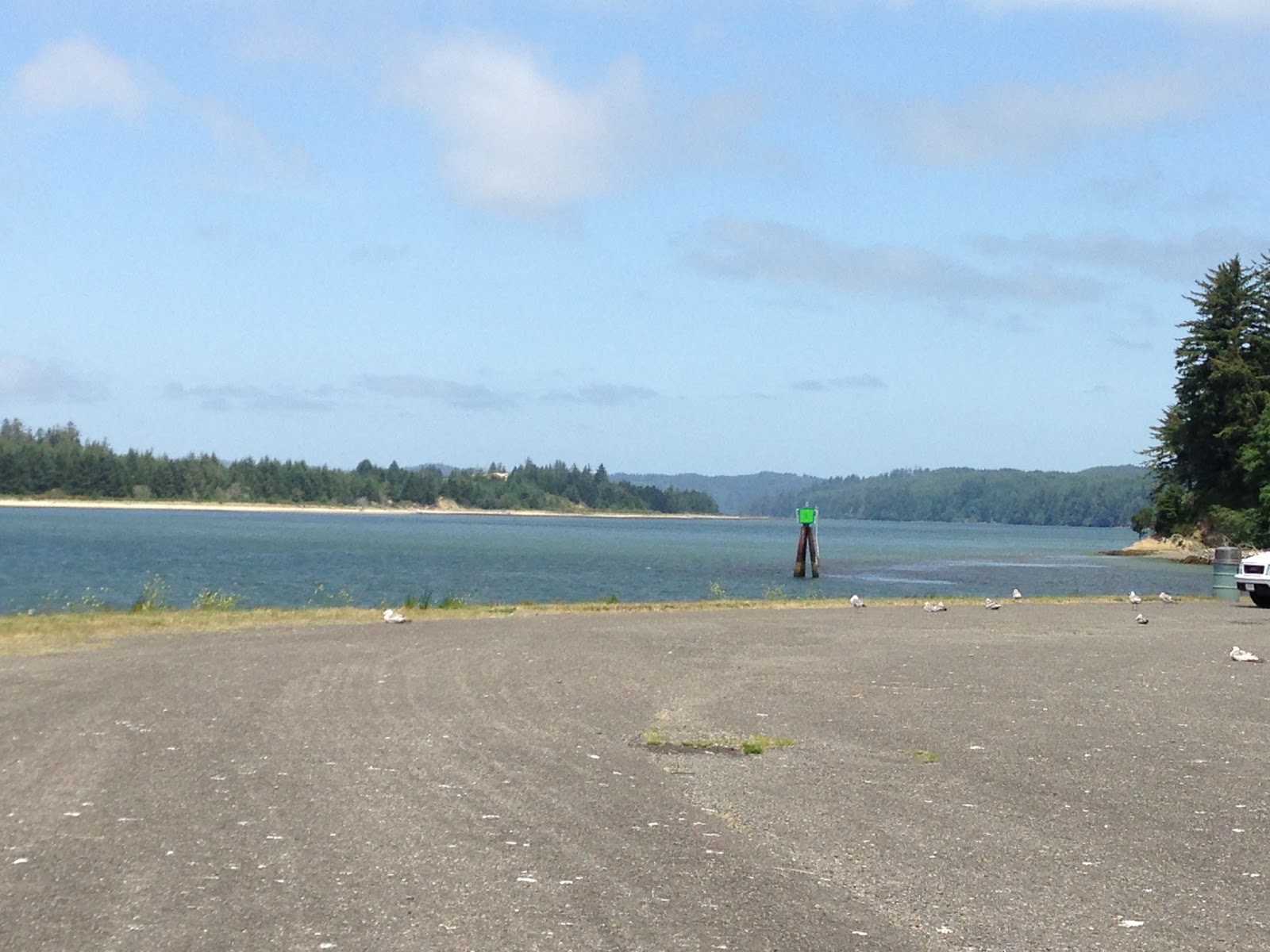 Brett And Paul On the Road Winchester Bay Oregon