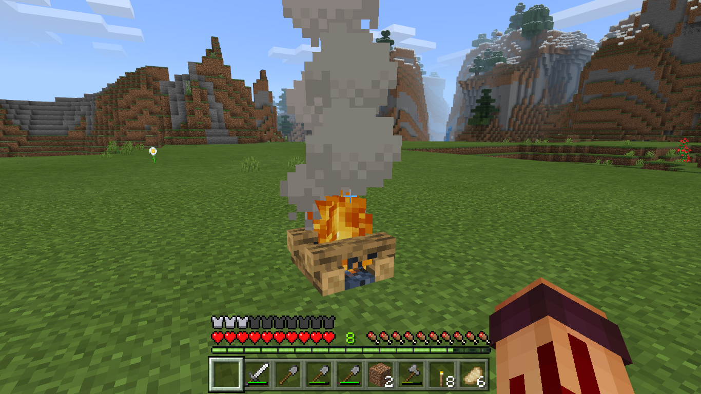 Cara Membuat Api Unggun di Minecraft Terbaru Manyaw Blog