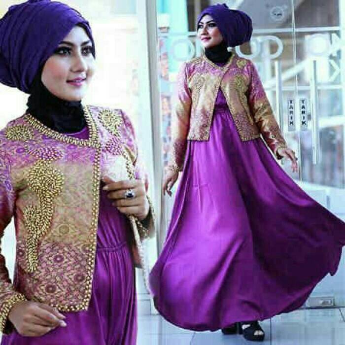 Model Baju Muslim Dari Kain Satin Seputar Model