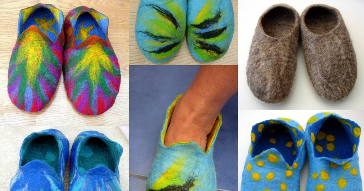 FELTING matters... Felt Slippers News...