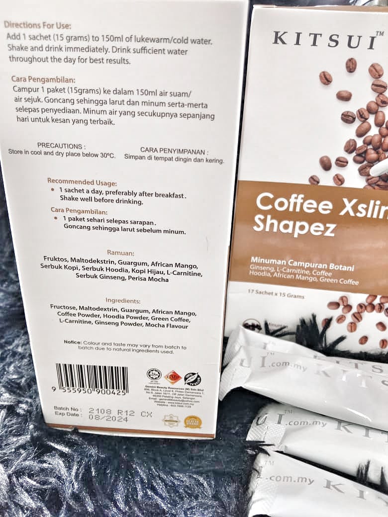 Kitsui coffee xslim shapez review