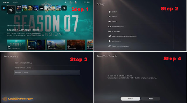fix the download for queue error on PS5 with factory reset