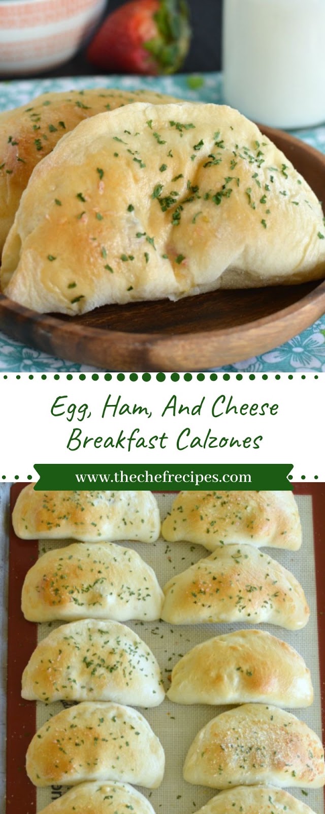 Egg, Ham, And Cheese Breakfast Calzones Egg, Ham, And Cheese Breakfast Calzones