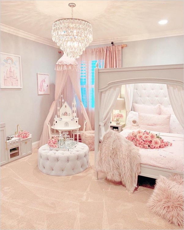 little girl canopy bedroom sets