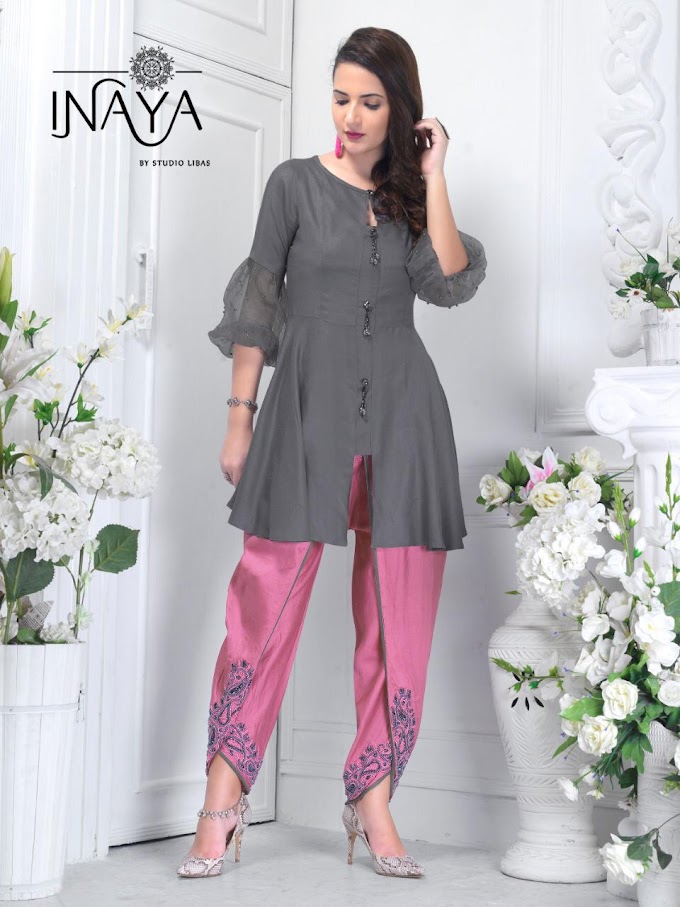 tunic n tulip 3  Inaya new designer tops With Patiyala