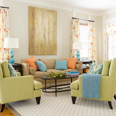 Salas decoradas con color verde | Ideas para decorar, diseñar y mejorar