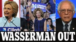 1a3 Democratic National Chairman Wasserman Schultz resigns after Wilileaks released damning emails which showed she favoured Hilary Clinton