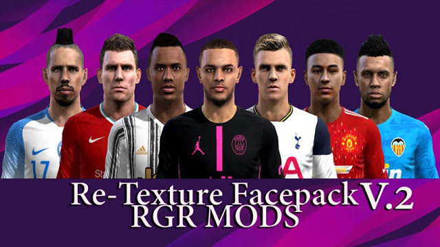 ultigamerz PES 2013 ReTexture Facepack 202021 V1 &amp; V2