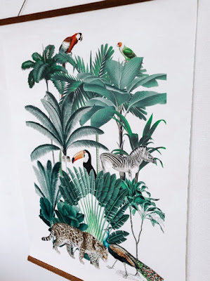 Photowall Jungle poster Stoere jungle poster voor in de kinderkamer Photowall