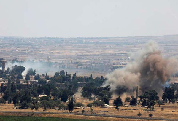 أضرار مادية جراء عدوان إسرائيلي على مواقع في المنطقة الجنوبية.