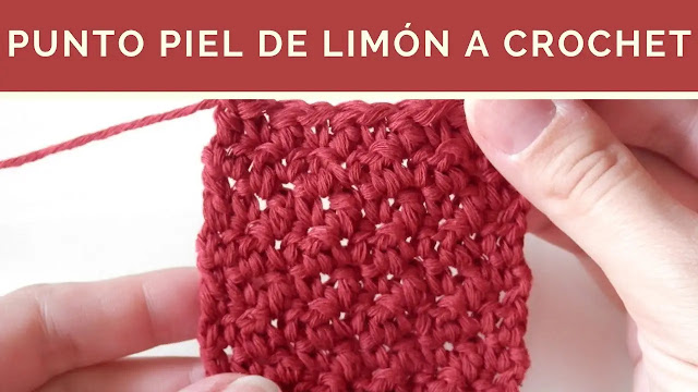 PASO A PASO GRATIS Punto Limón Tejido a Crochet
