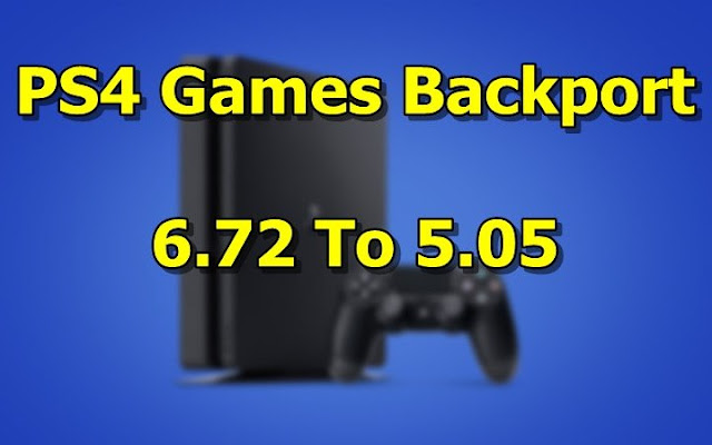 Backport PS4 Games