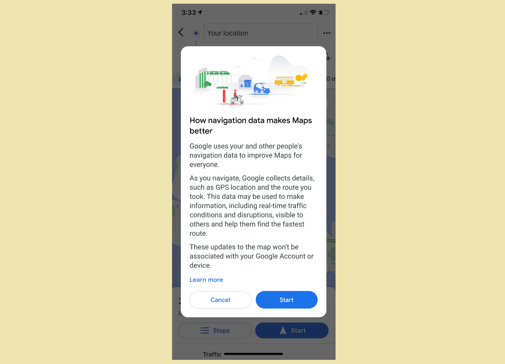 Google Maps Notifies Users Their Data Can Help It In Improving Its Navigation Services