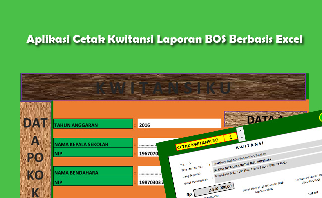 Aplikasi Cetak Kwitansi Laporan Bos Berbasis Excel Laporan Bos
