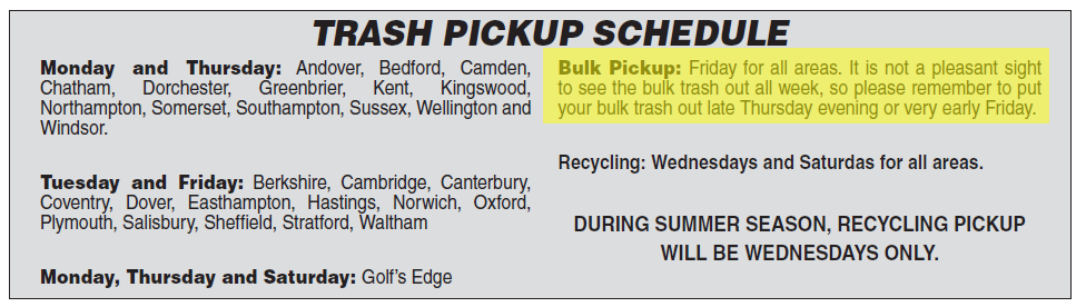 OUR VILLAGE in West Palm Beach : Bulk trash items not picked up last Friday OUR VILLAGE in West Palm Beach : Bulk trash items not picked up last Friday
