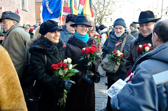 16. marts leģionāri gājiens Rīga Riga March 16